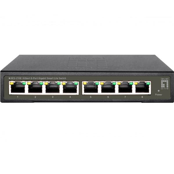 LevelOne GES-2108 switch de rede Gerido L2 Gigabit Ethernet (10/1