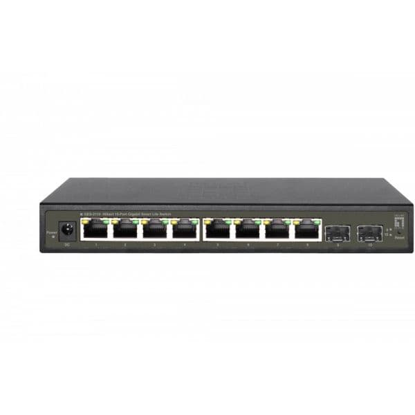 LEVEL ONE SWITCH HILBERT 10-PORT GIGABIT SMART LITE SWITCH 8 X GIGABIT RJ45 2 X GIGABIT