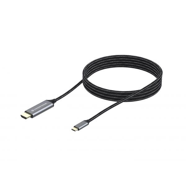 Conceptronic Cabo USB-C para HDMI 4K 60Hz 2 Metros ABBY10G Preto
