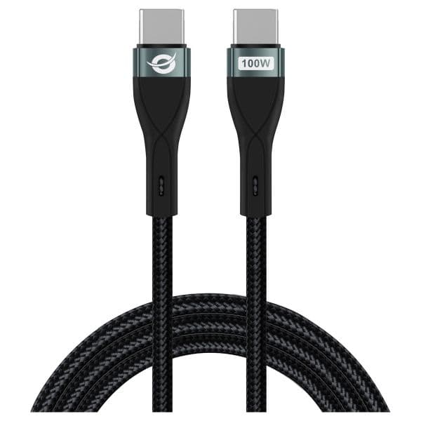 Conceptronic ETTA01B12 Cabo USB-C para USB-C Power Delivery 3.0 100W 480Mbps 1.2m Preto
