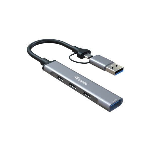 Equip 128969 Hub USB-C 3.2 Gen 1 4 Portas Cinzento
