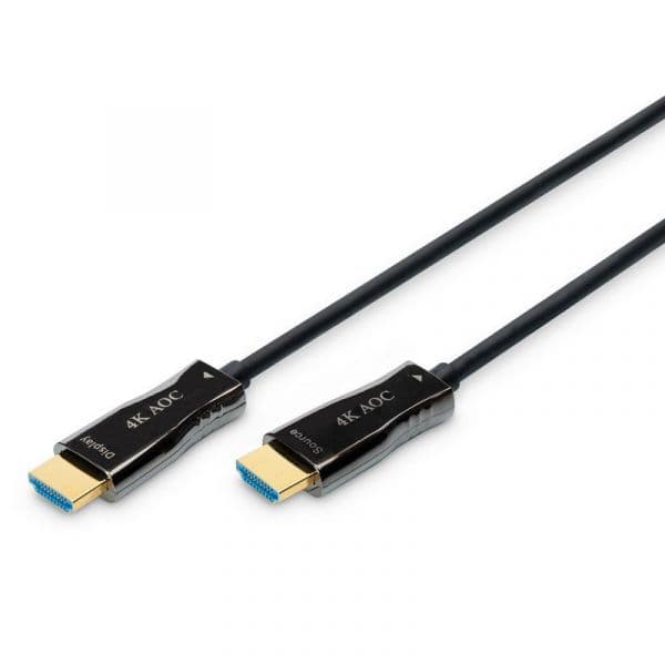 Digitus Cabo HDMI AOC Fibra Óptica 4K 10m Preto - AK-330125-100-S