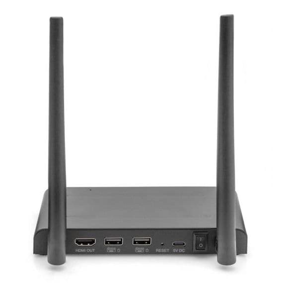 Digitus KVM HDMI Extender Receiver Unit Wireless 4K 60Hz 150m HDMI+USB Black DS-55329