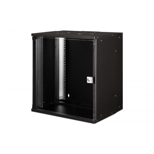 Digitus Armário de Rede SOHO PRO 19" 12U 540x400mm Porta de Vidro Preto