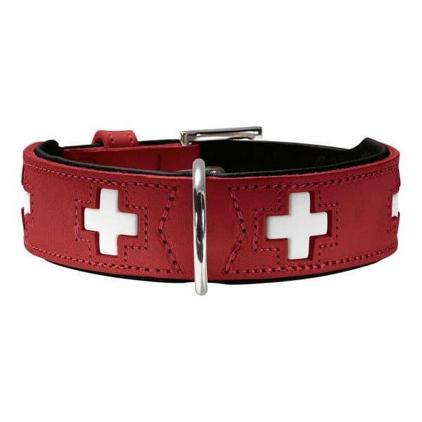 Hunter Coleira Swiss Vermelho/preto (38-43.5 cm)