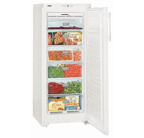 Arca Congeladora Vertical Liebherr GNP 2313 Comfort NoFrost | 144,7x60x63 cm | 195 L | F | Branco