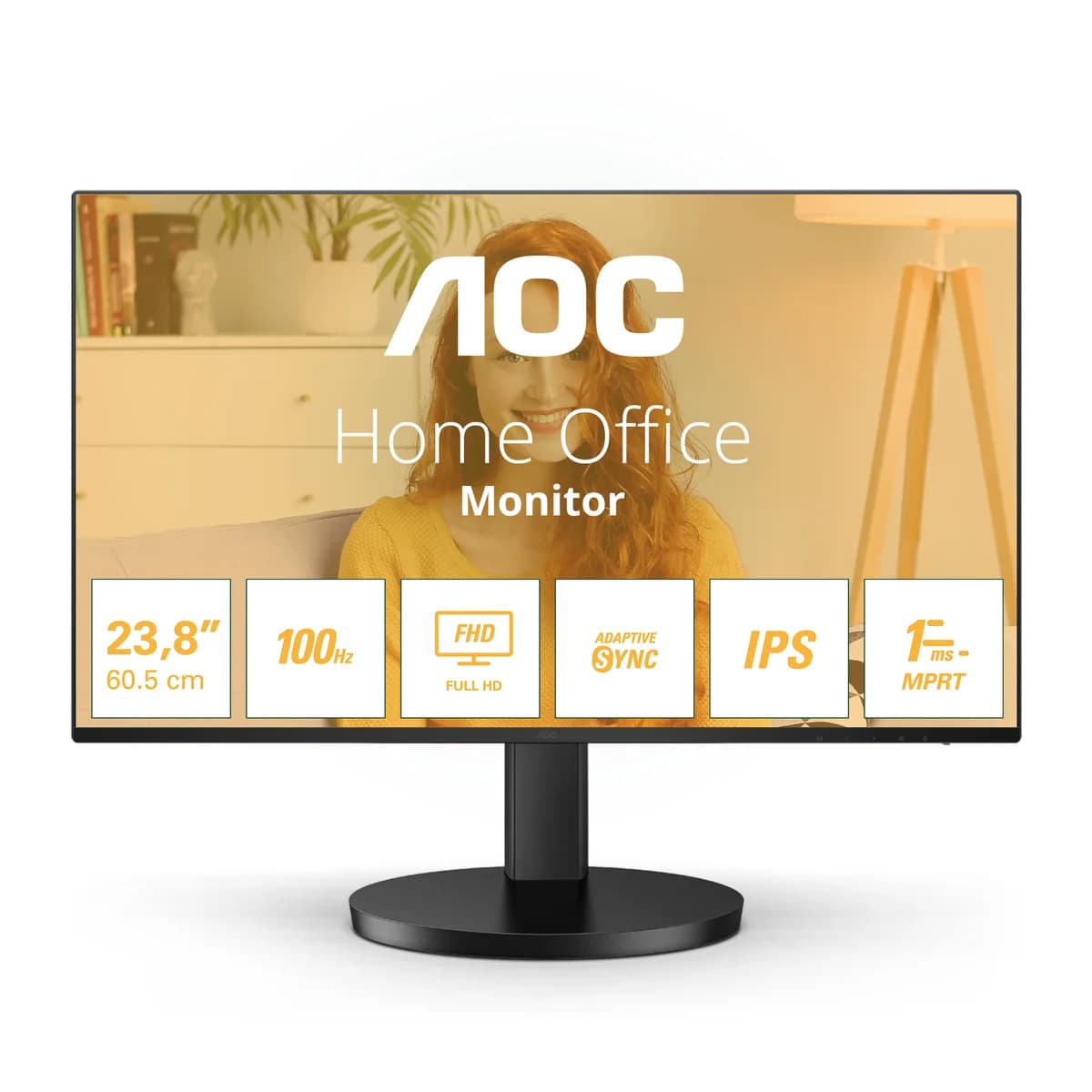 Monitor AOC 24" 24B3HA2 IPS FHD 100Hz 1ms - A24B3HA2
