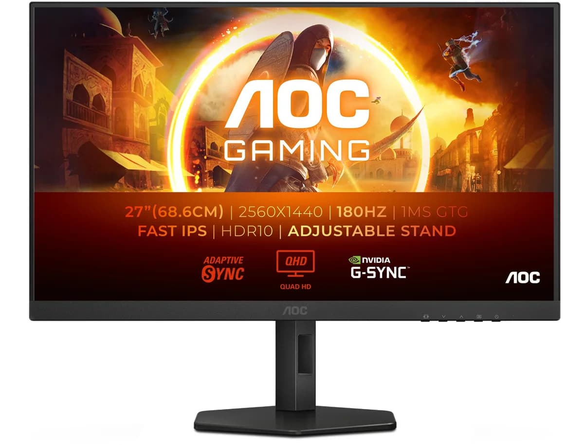 Monitor AOC Gaming 27" Q27G4XF IPS QHD 180Hz 1ms FreeSync