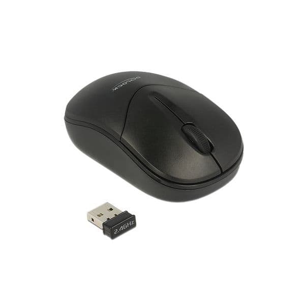 Delock Mini Rato Optico 3 Teclas Preto - 12494