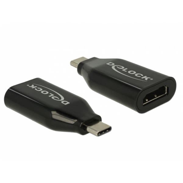 Delock Adaptador USB-C para HDMI 4K 60Hz com DP Alt Mode Preto