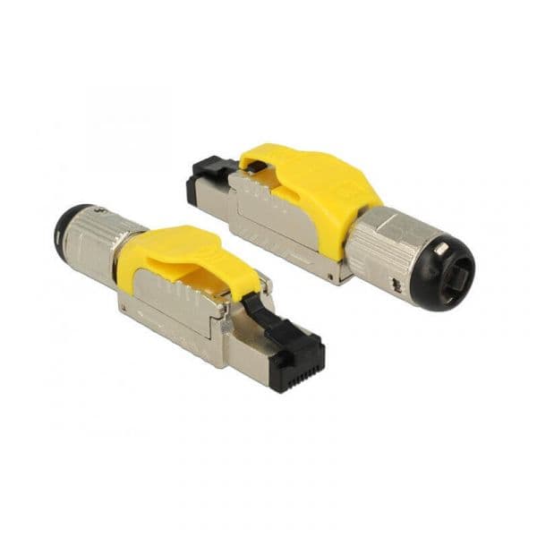 Delock RJ45 Stecker Feldkonfektionierb. Cat6A Metall Gesch. - 86287