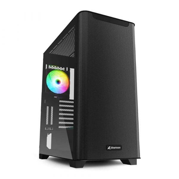 Sharkoon M30 Extended-ATX RGB Vidro Temperado Preta