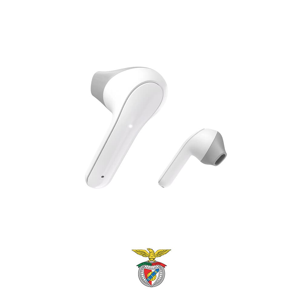 Auriculares HAMA Benfica True Wireless  branco
