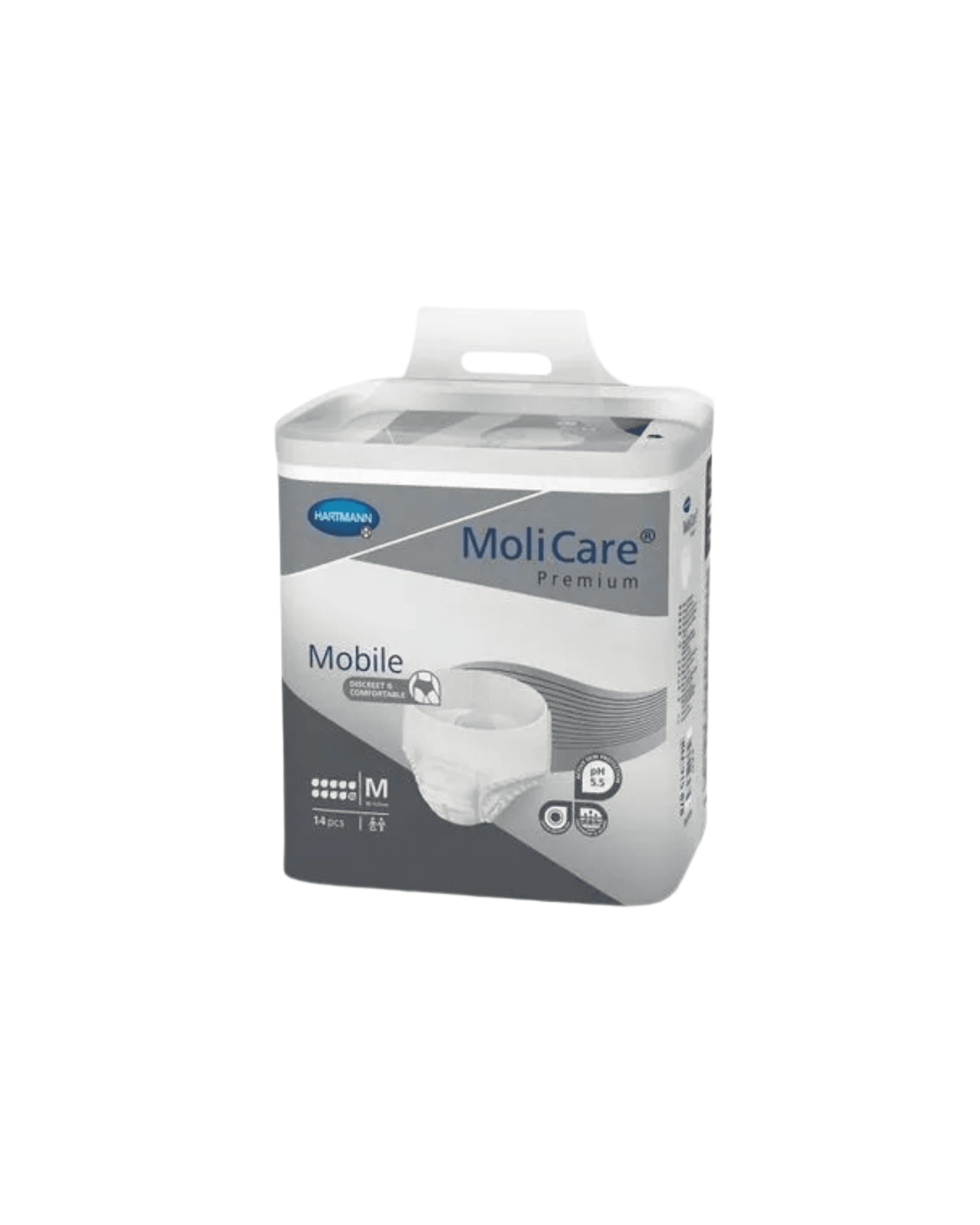 Hartmann MoliCare Cuecas Premium Mobile 10 Gotas Tamanho M 14 Unidades
