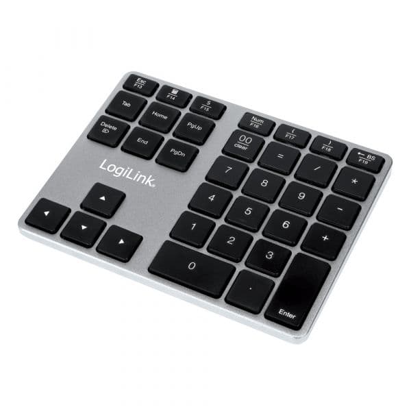 Teclado LogiLink Numerico Bluetooth Alcance 10m 35 Teclas