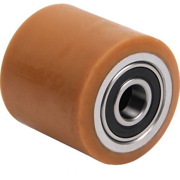 Kaiser+kraft Roda de Forquilha, Poliuretano, Comprimento de Montagem 75 mm