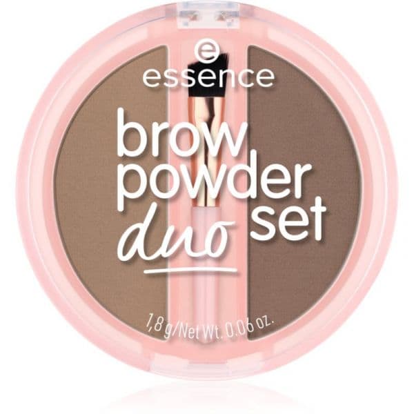 Essence Brow Powder Duo Kit Pó para Sobrancelhas Tom 01 Light 1.8g