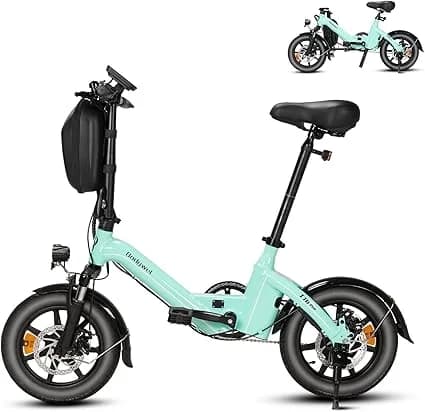 Bodywel T16 Pro Bicicleta Elétrica Dobrável 250W 36V 14” Bateria 7.8Ah Autonomia até 60km