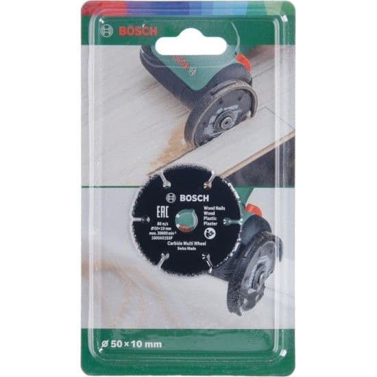 Disco de corte Carbide Multi Wheel 50x10 mm refª 1600A01S5X BOSCH