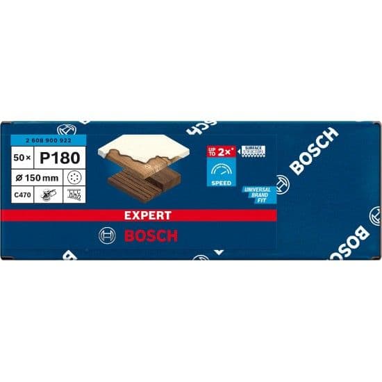 Bosch Lixa Expert C470 com 6 Furos para Lixadeiras Excentricas 150 - 10082890