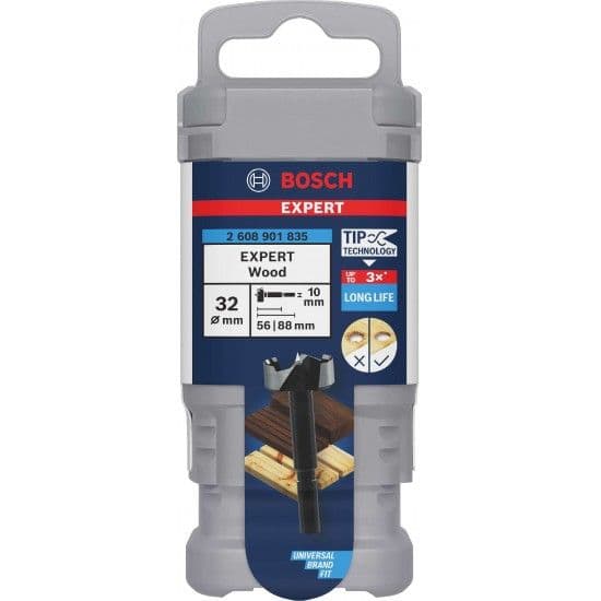 Broca EXPERT Wood Forstner, 32mm refª 2608901835 BOSCH