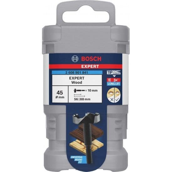 Broca EXPERT Wood Forstner, 45mm refª 2608901841 BOSCH