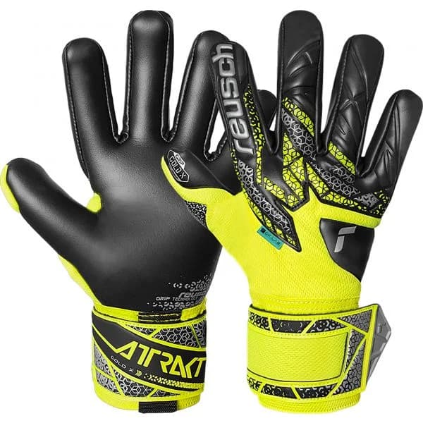 Reusch Luvas de Guarda-redes Attrakt Gold X Nc Goalkeeper Gloves 5570955-2025 10,5 Preto