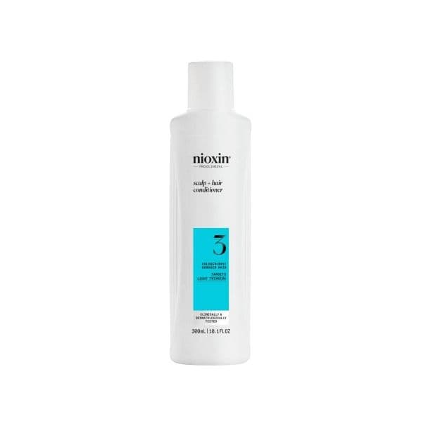 Nioxin System 3 Scalp + Hair Condicionador para Cabelo Visivelmente Fino e Tratado Quimicamente 300ml