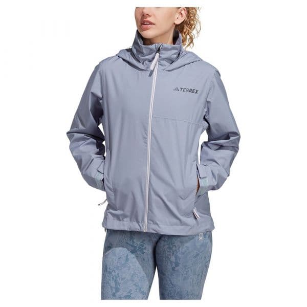 Adidas Mt Rr Jacket Azul L Mulher