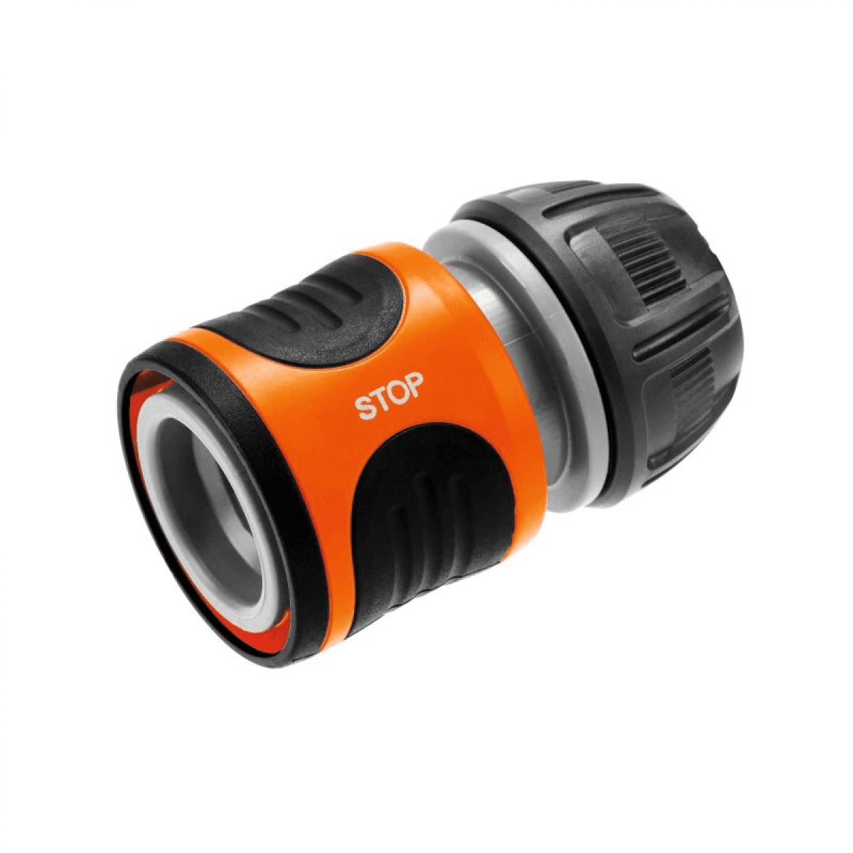 Gardena Conector de Mangueira Water Stop 13-15 mm Preto/laranja (18213-20) - 4078500011396