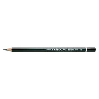 Lapis Grafite 3B Lyra Rembrandt Art Design x 12un