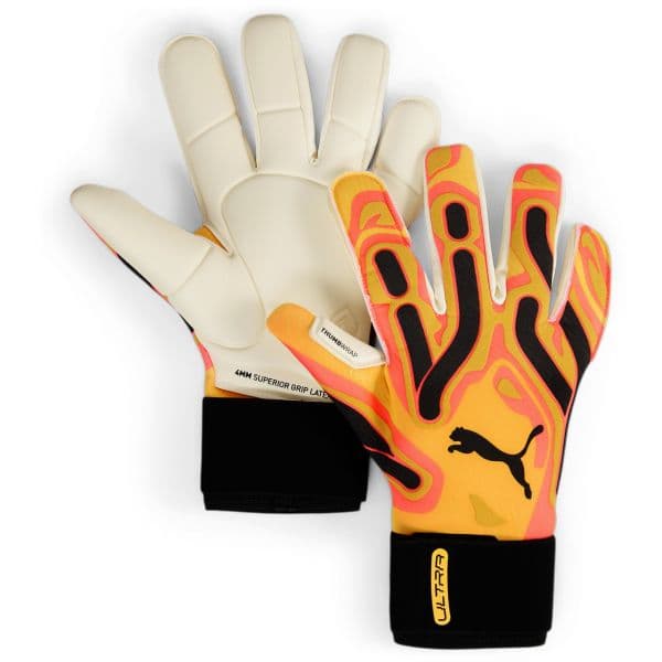 Puma Luvas de Guarda-Redes ULTRA Ultimate Hybrid 041858-09 Laranja 8,5