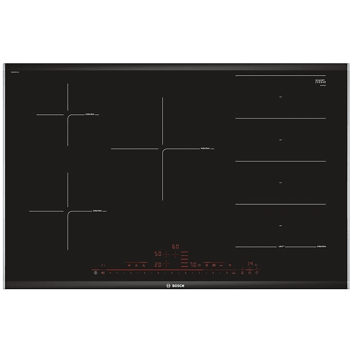 Placa Indução Bosch PXV875DV1E 81.6cm