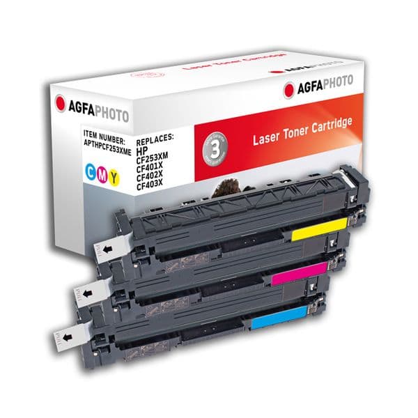 Toner Evergreen Brother TN-3230 Preto Compatível e AgfaPhoto HP 201X Ciano, Magenta, Amarelo Compatível