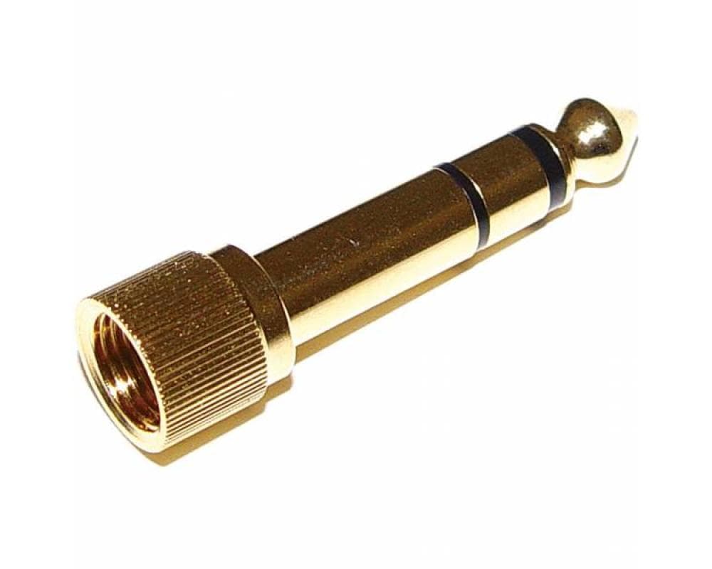 White Stereo Jack Adapter 3,5 mm para 6,3 mm
