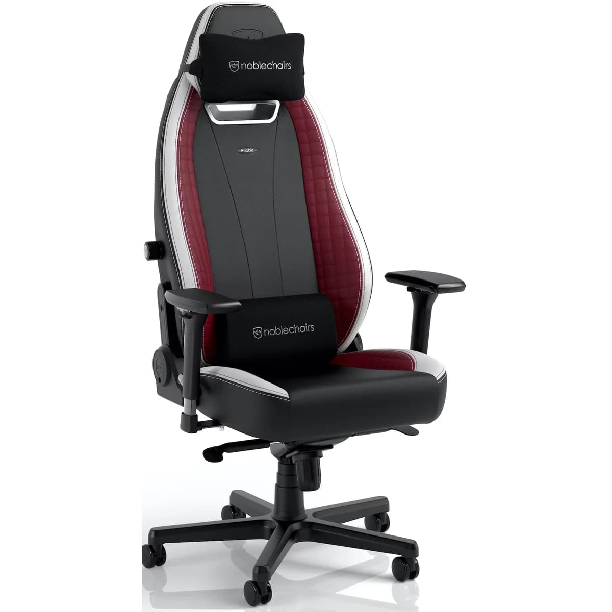 Cadeira Gaming Noblechairs Legend Preta/branca/vermelha