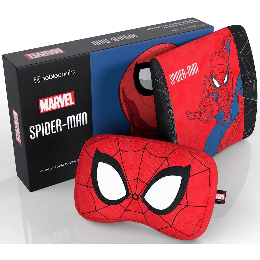 Set de Almofadas noblechairs Memory Foam – Spider-Man Edition