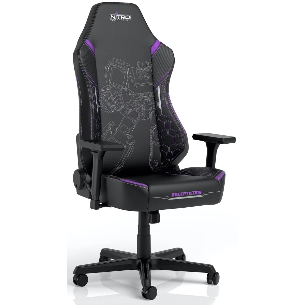 Cadeira Nitro Concepts X1000 Gaming Transformers Decepticons