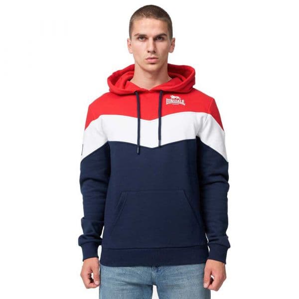 Lonsdale Moyroukan Hoodie Azul S Homem