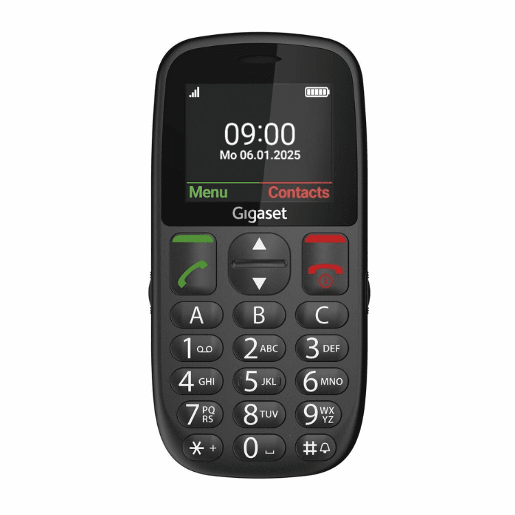 Telemóvel Senior Phone Gigaset GL395 Preto