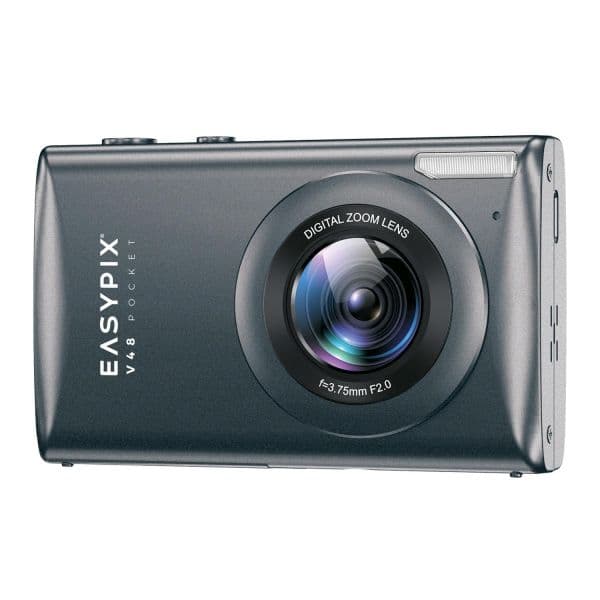 Easypix V48 Pocket Compact Digital Camera 2.8" 64MP 18x Digital Zoom Anthracite