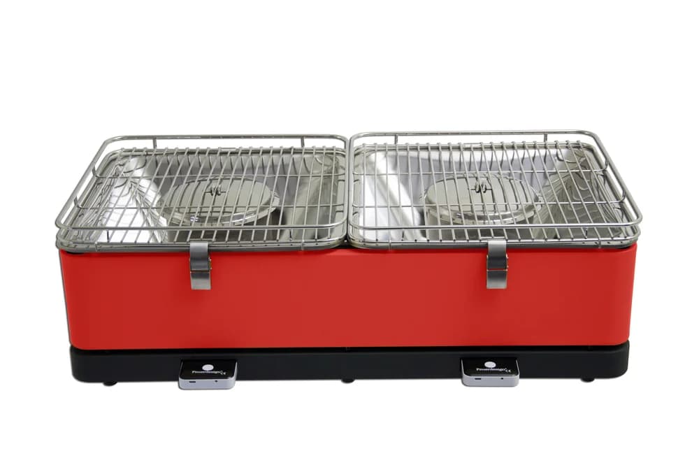 FEUERDESIGN - Grelhador Santorin Vermelho 2007560