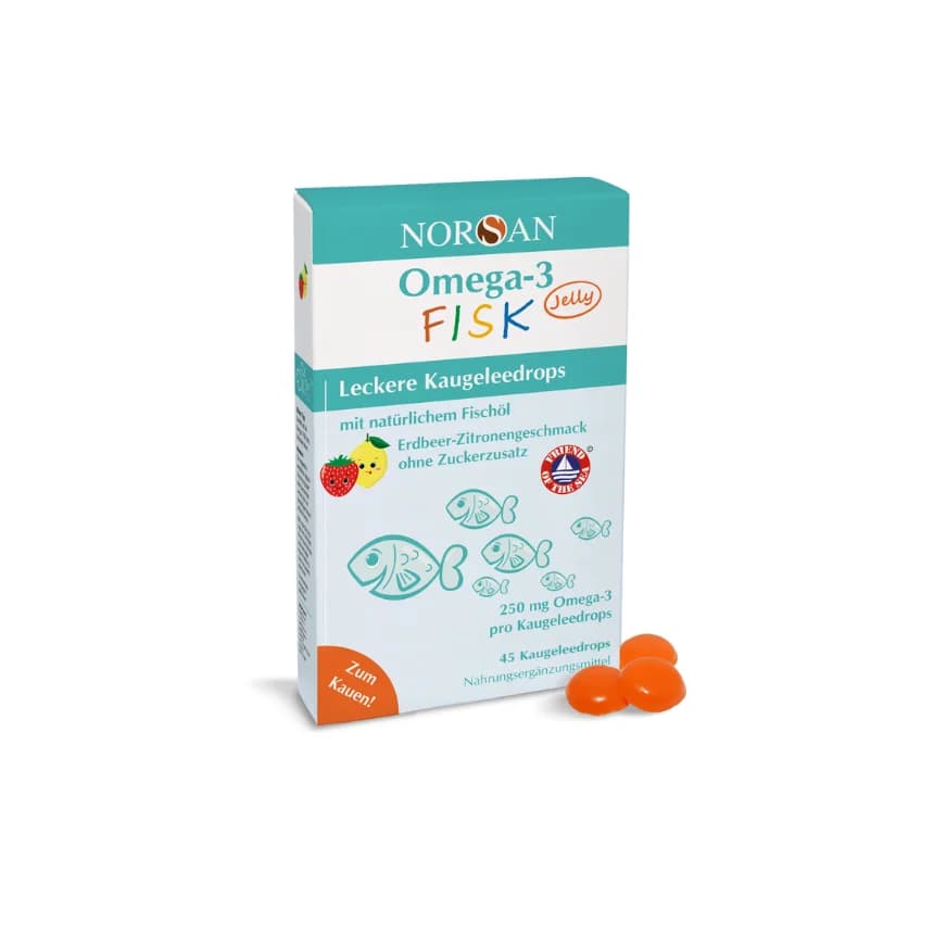 Norsan Ómega-3 Fisk Jelly 45 Gomas