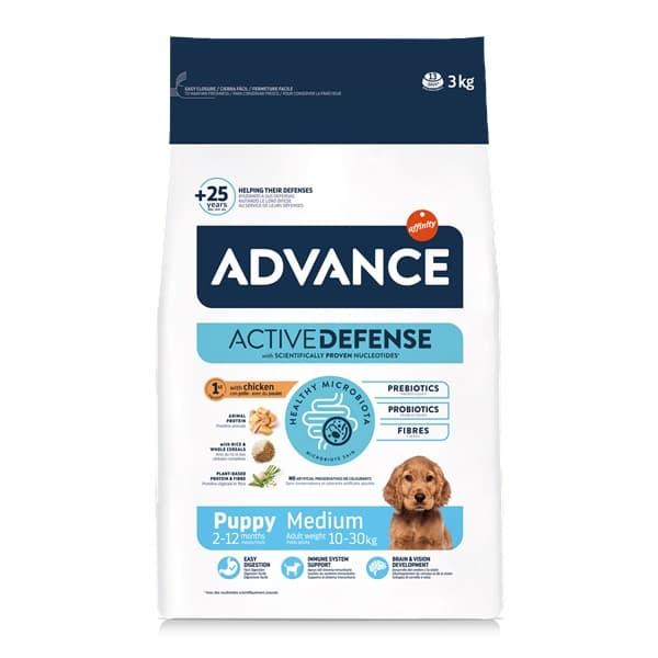 Advance Puppy Medium Protect Chicken & Rice 3Kg