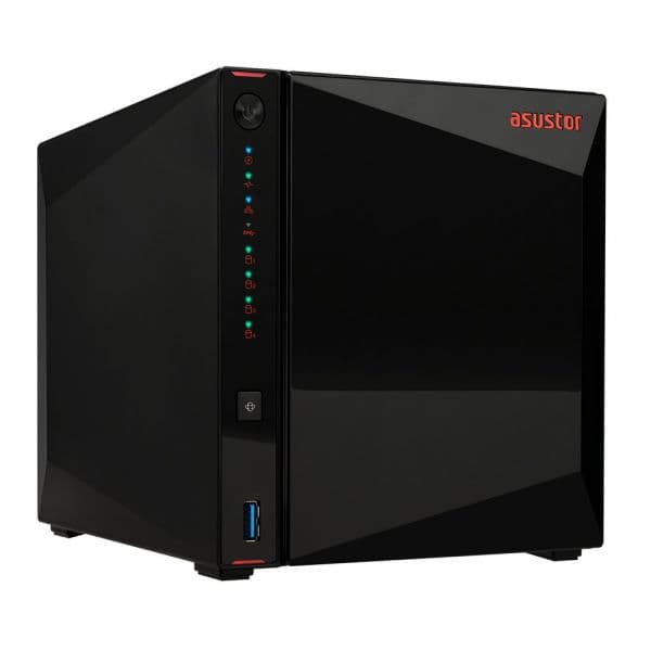 Asustor NAS Nimbustor 4 AS5304T 4 Baías Intel Celeron J4105 1.5 GHz QC - AS5304T