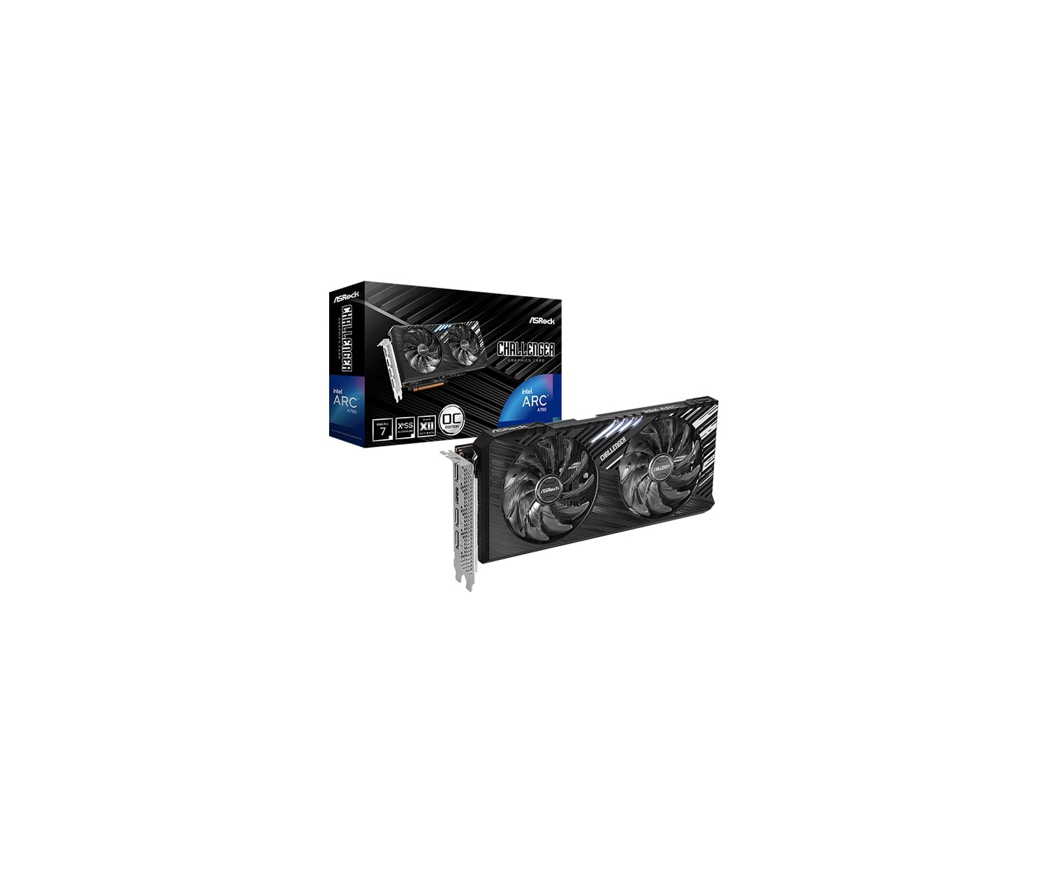 Asrock Challenger SE Arc A750 8GB GDDR6 Dual HDMI/DP OC