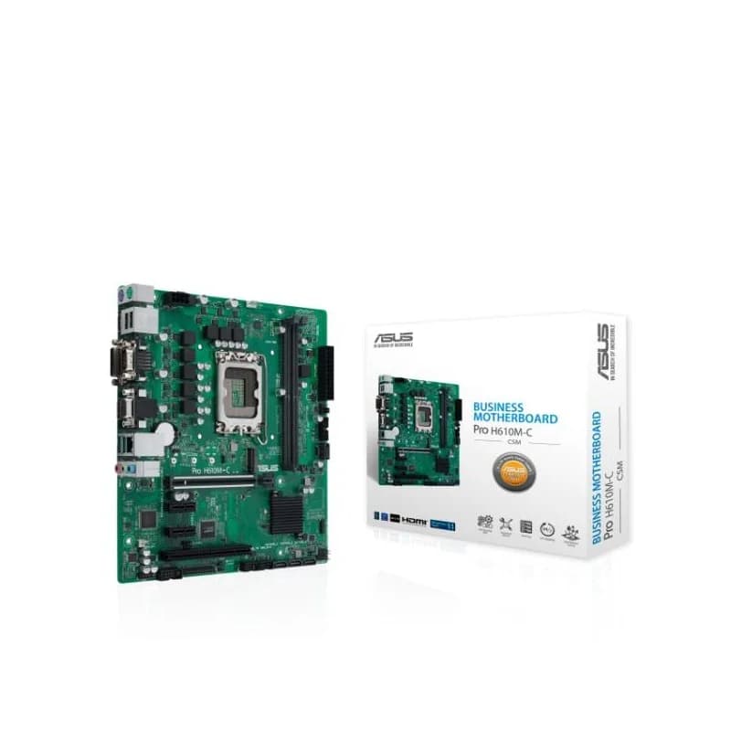 Motherboard Asus Pro H610M-C-CSM (intel, 1700, DDR5, Matx) - 90MB1AT0-M0EAYC