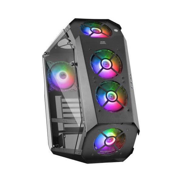 Caixa Mars Gaming MC51 ARGB Preto ATX Vidro Temperado - MC51