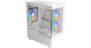 Aerocool Viewport Mini v2 Vidro Temperado Branco