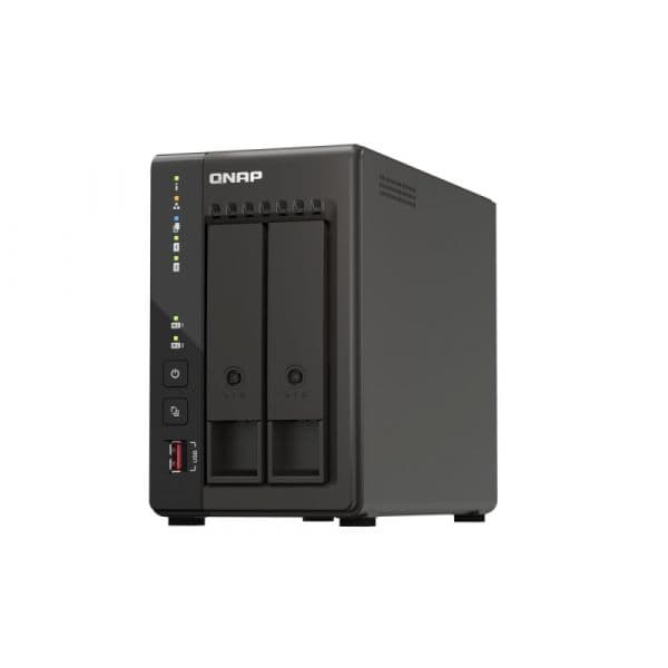 QNAP NAS 2 Baías Intel Celeron J6412 4C/4T 2.6GHz/8GB 2x2.5GbE/USB/Torre - TS-253E-8G